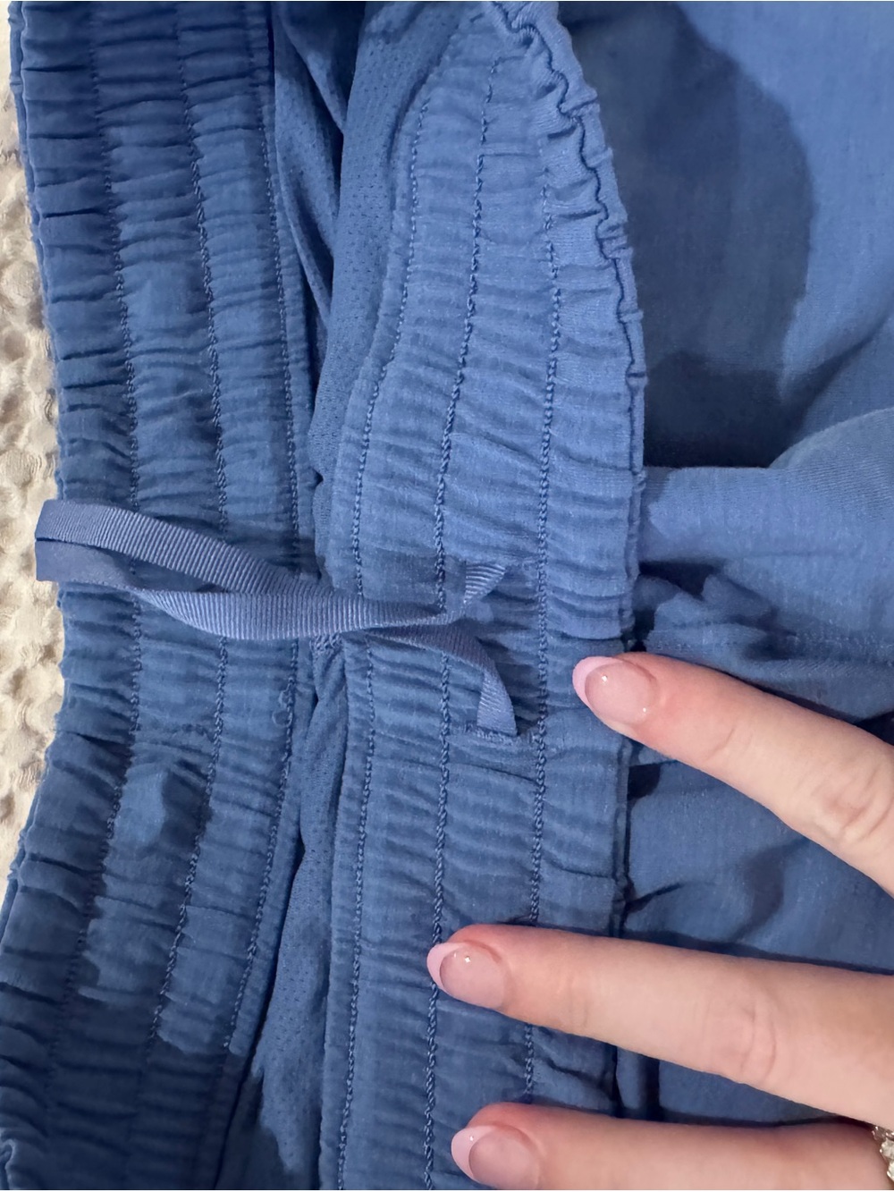 lululemon athletica Women's Blue Athletic Short - Picture 2 of 4